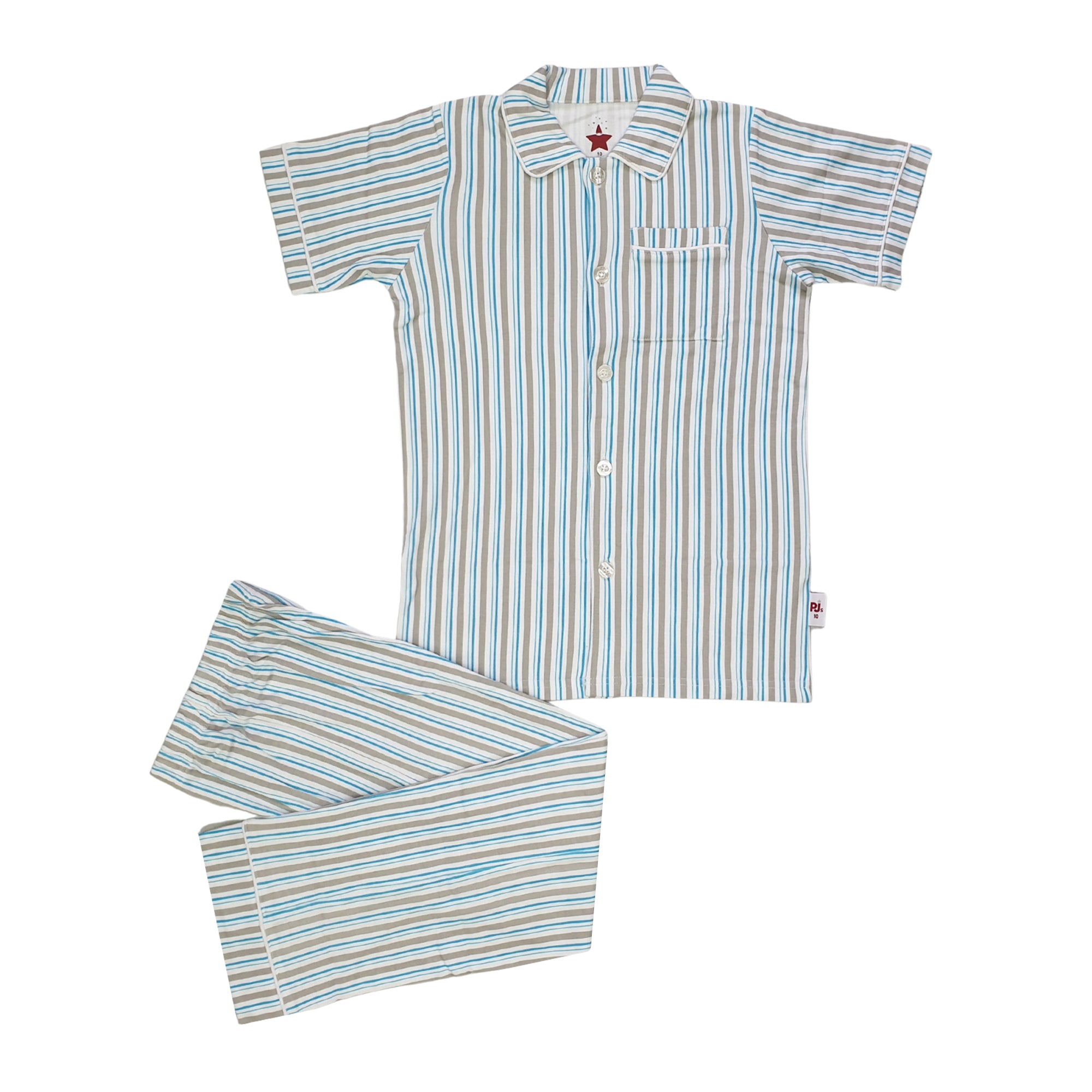 916 STRIPE BLUE/GRAY