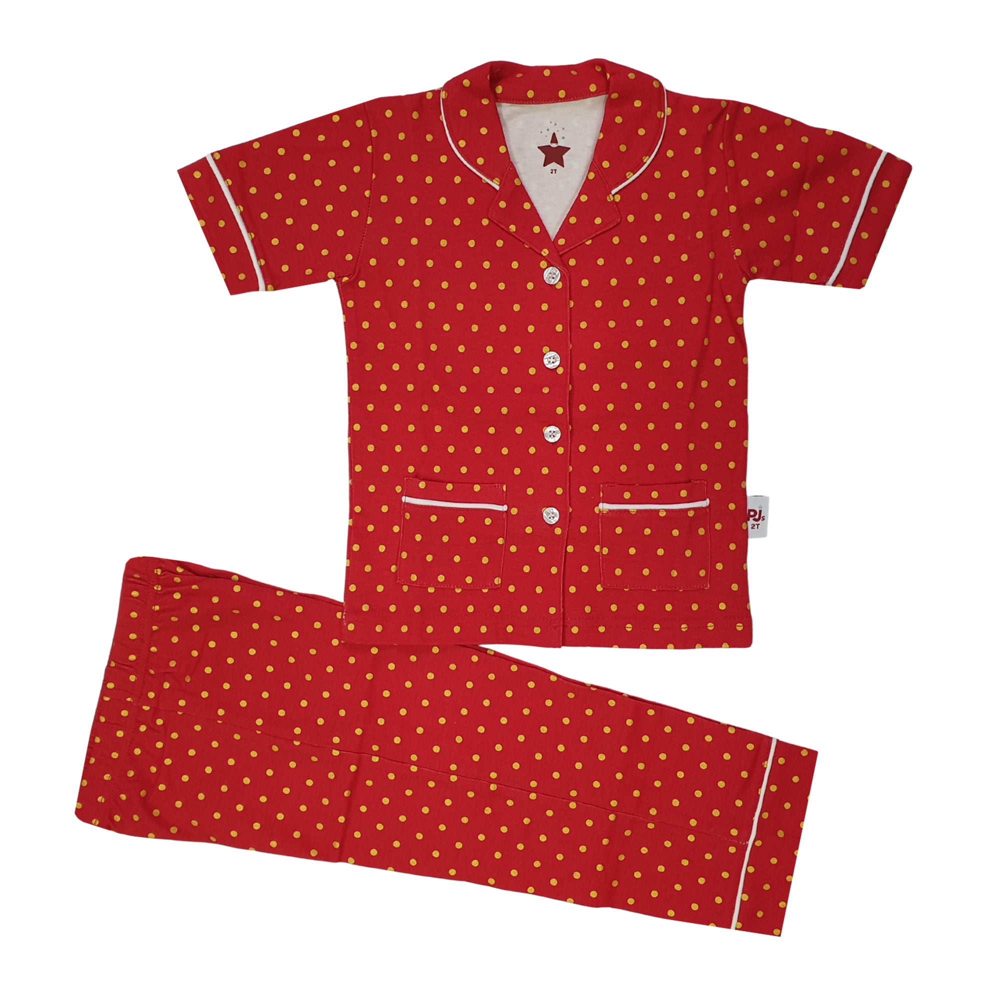 10111 POLKA RED/GOLD