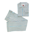 916 STRIPE BLUE/GRAY